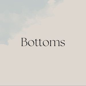 Jeans, leggings, shorts, skirts